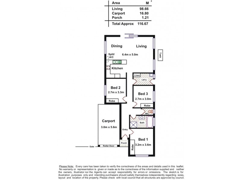 .4 Eastick Crt, Evanston SA 5116 Floorplan