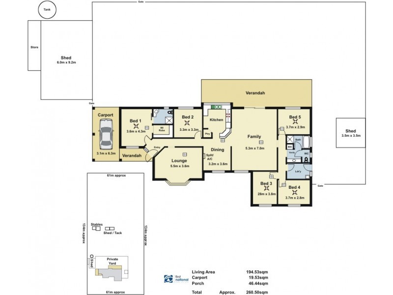 9 Lawrie Road, Lewiston SA 5501 Floorplan