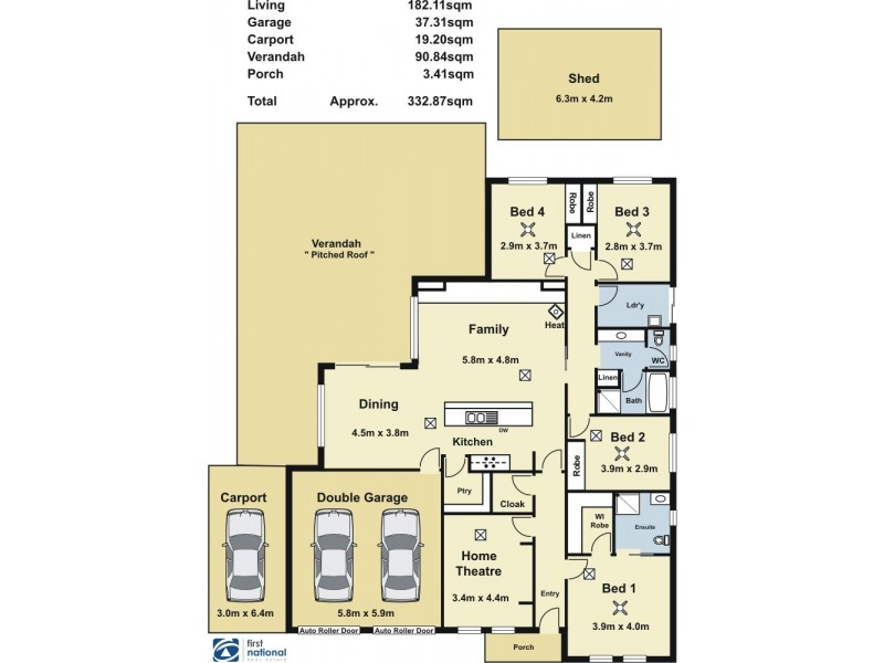 7 Chignell Circuit, Reid SA 5118 Floorplan