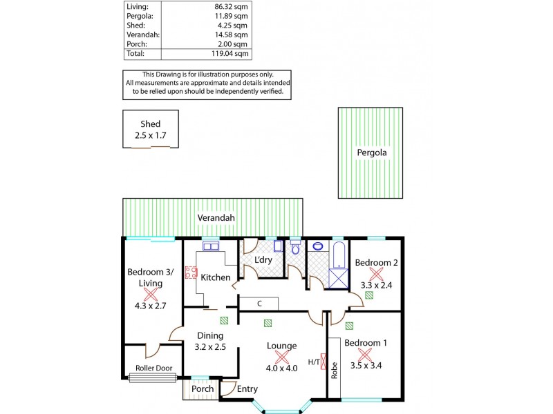 Unit 2/24 Fenden Road, Salisbury SA 5108 Floorplan
