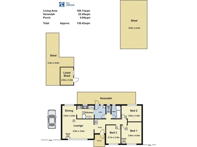 11 Wasley Street, Elizabeth Downs SA 5113 Floorplan