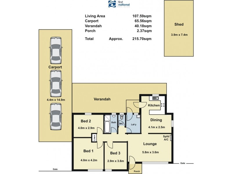 13 Wasley Street, Elizabeth Downs SA 5113 Floorplan