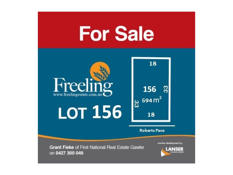 Lot 156 Roberts Place, Freeling SA 5372