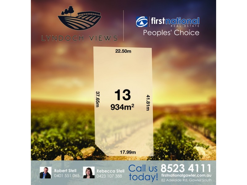 Lot 13 Richter Road, Lyndoch SA 5351