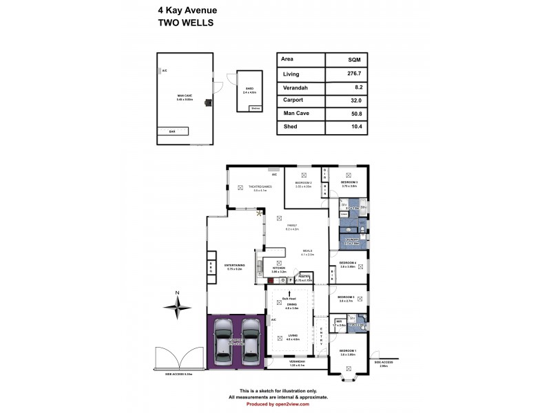 4 Kay Avenue, Two Wells SA 5501 Floorplan