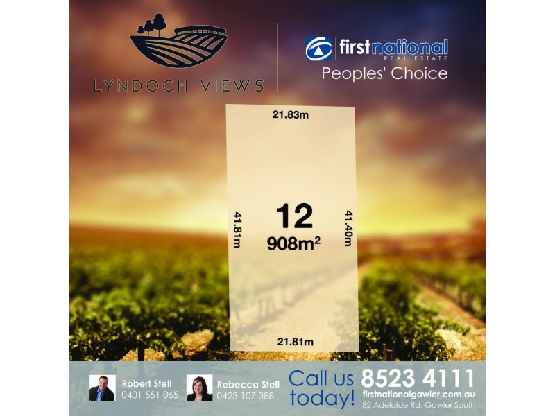 Lot 12 Richter Road, Lyndoch SA 5351