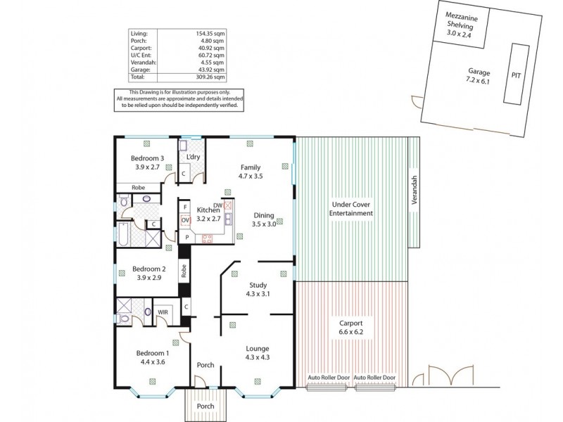 2 Ibis Mews, Hewett SA 5118 Floorplan