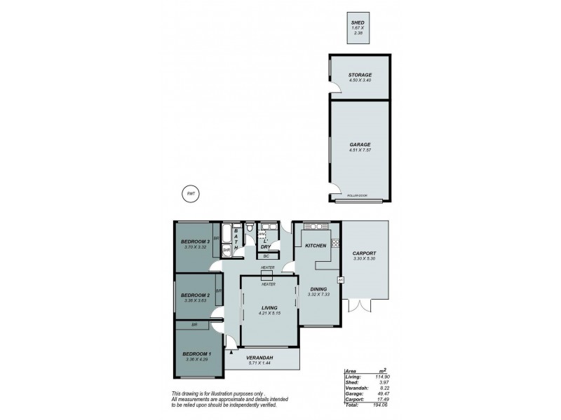 12 Calthorpe Terrace, Ottoway SA 5013 Floorplan