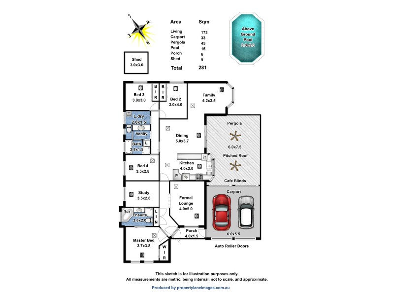 17 Angas Avenue, Evanston Park SA 5116 Floorplan