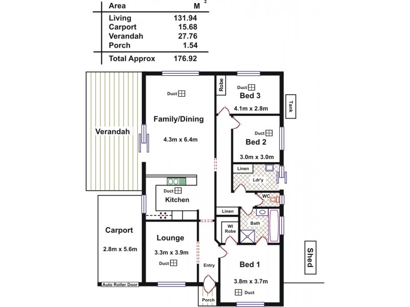 55 Britha Avenue, Evanston SA 5116 Floorplan