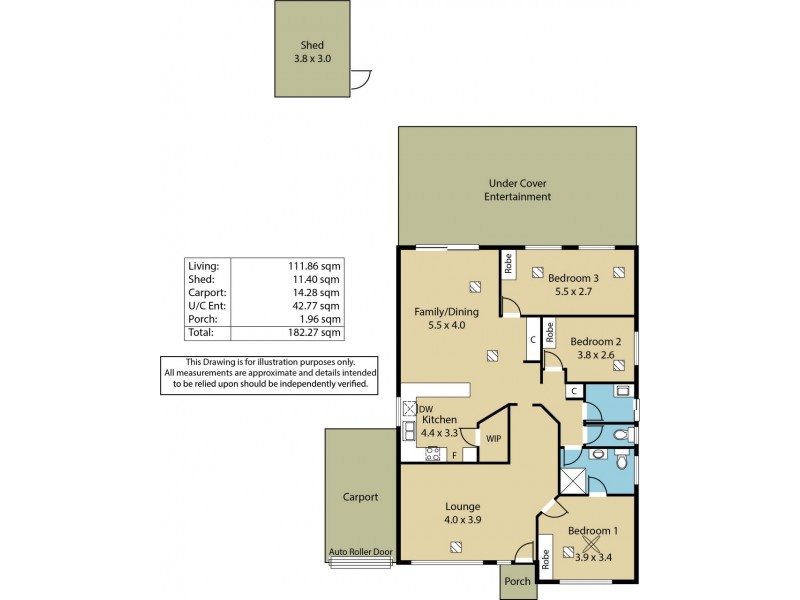 8 Skurray Court, Gawler West SA 5118 Floorplan