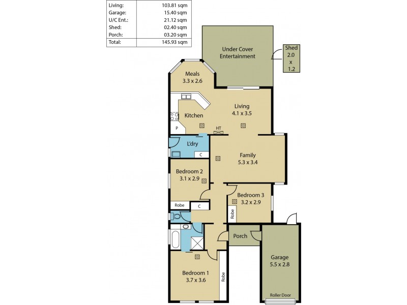 32 Cambridge Terrace, Hillbank SA 5112 Floorplan