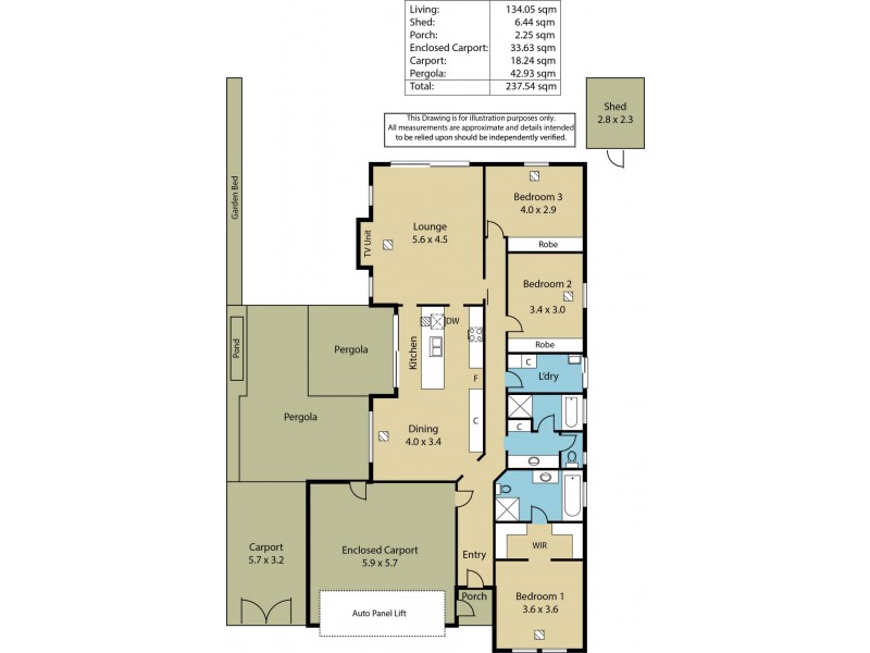 2 Lime Court, Munno Para West SA 5115 Floorplan