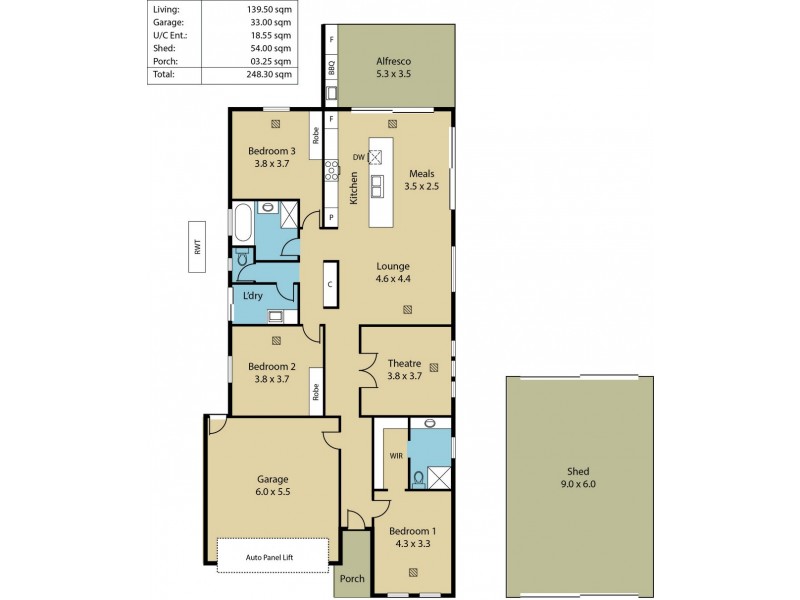 45 Pedler Boulevard, Freeling SA 5372 Floorplan