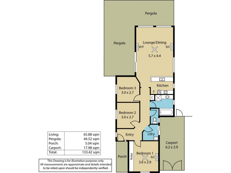 3 Halbert Court, Andrews Farm SA 5114 Floorplan