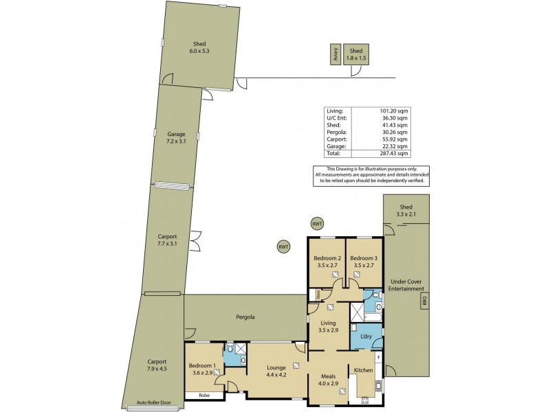 5 Grey Crescent, Evanston Gardens SA 5116 Floorplan