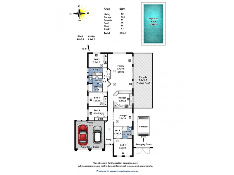 8 Providence Boulevard, Hewett SA 5118 Floorplan