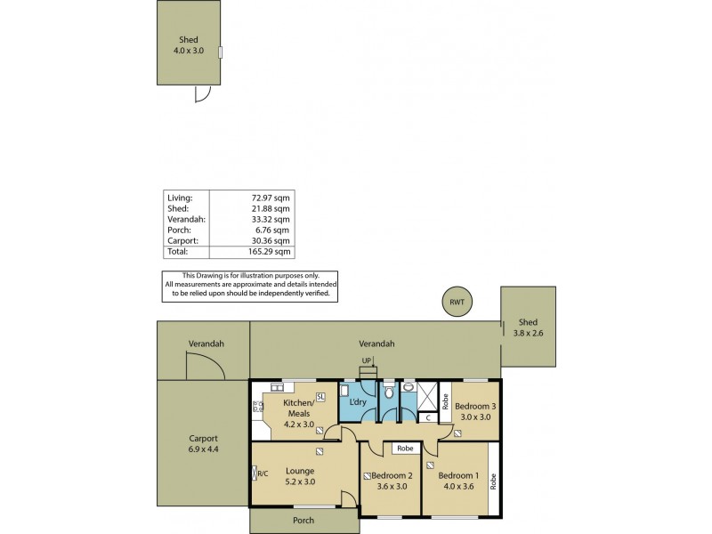 5 Selkirk Street, Evanston SA 5116 Floorplan