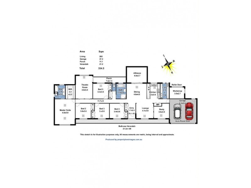 19 Schaefer St, Freeling SA 5372 Floorplan