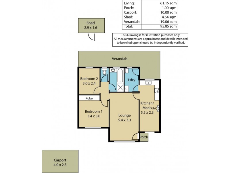 Unit 3/1 Howard Street, Gawler SA 5118 Floorplan