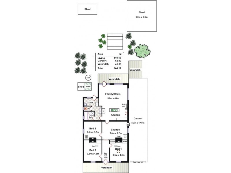 8 Dundas Street, Gawler SA 5118 Floorplan