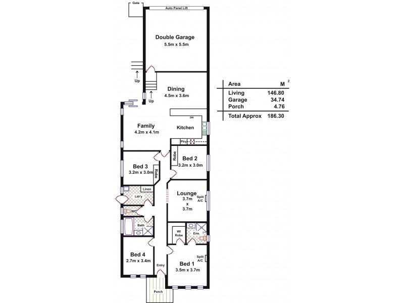 3 Berry Lane, Blakeview SA 5114 Floorplan