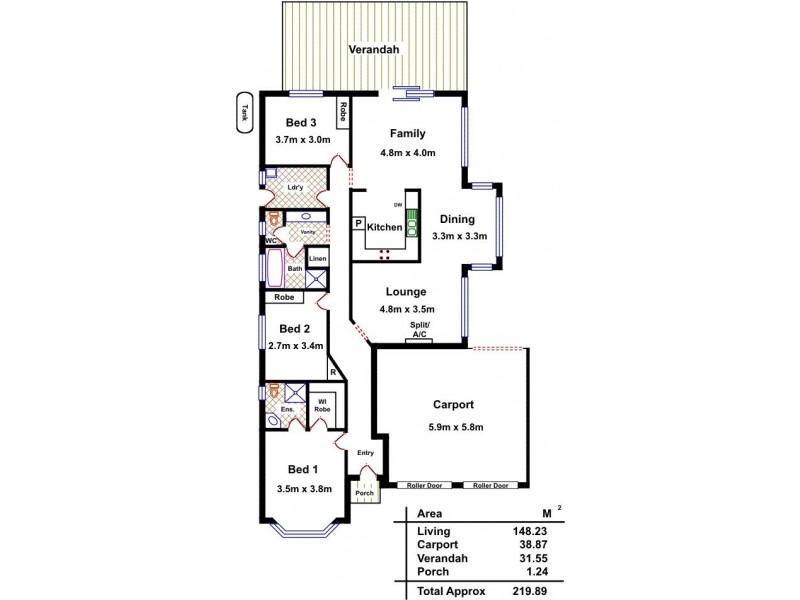 4 Alexios Court, Munno Para West SA 5115 Floorplan