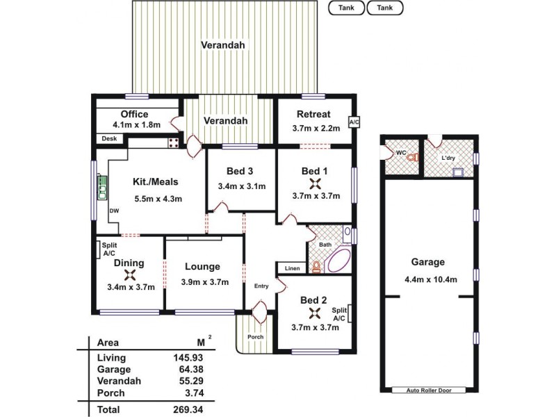 2 Gosford Street, Gawler West SA 5118 Floorplan