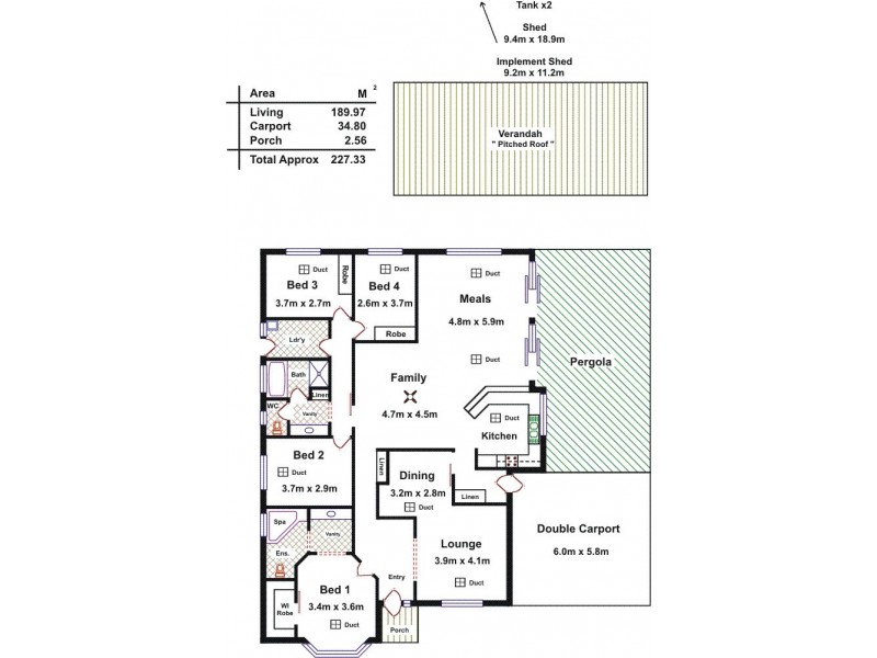 116 Hart Rd, Lower Light SA 5501 Floorplan