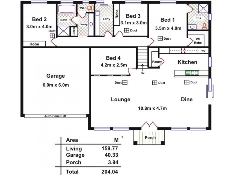Hewett SA 5118 Floorplan