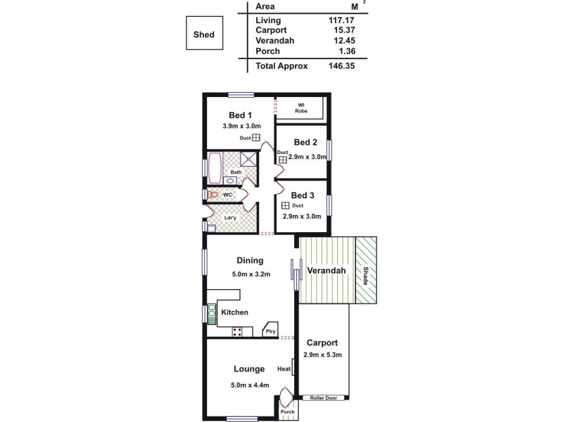 3 Banff Street, Burton SA 5110 Floorplan