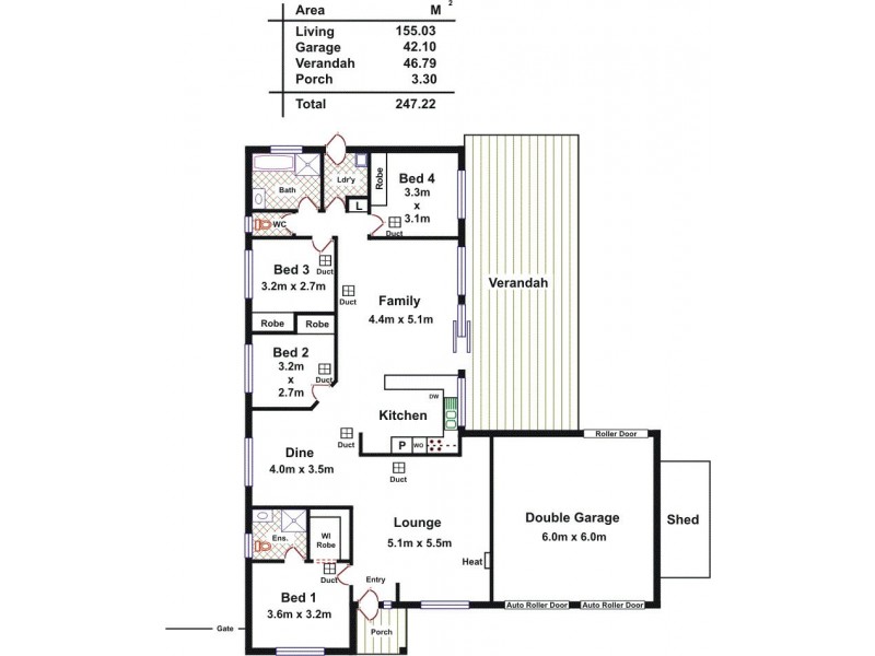 14 Toner Cres, Evanston Park SA 5116 Floorplan