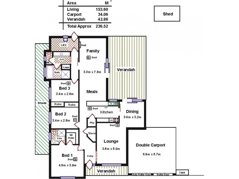 15 Northside Court, Evanston Gardens SA 5116 Floorplan