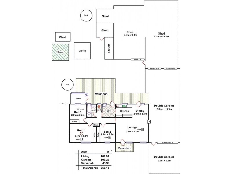 9 Rohde Street, Freeling SA 5372 Floorplan