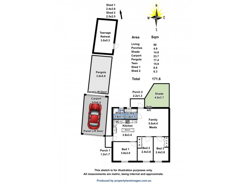 8 Bacton Street, Evanston SA 5116 Floorplan