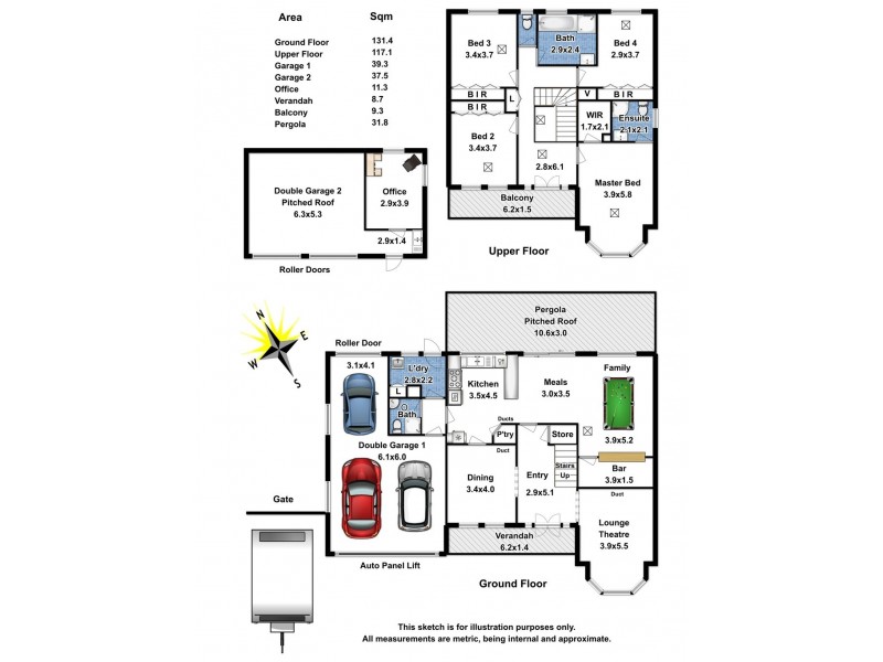 7 Urrbrae Way, Evanston Park SA 5116 Floorplan
