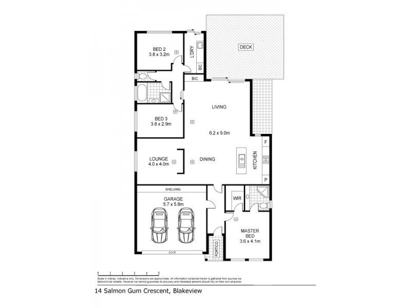 14 Salmon Gum Cres, Blakeview SA 5114 Floorplan