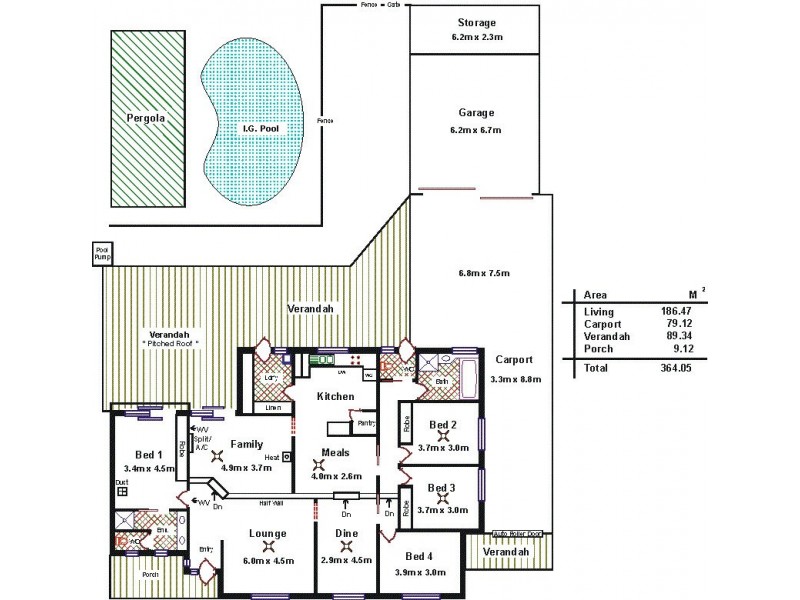 4 Bright Tce, Gawler East SA 5118 Floorplan