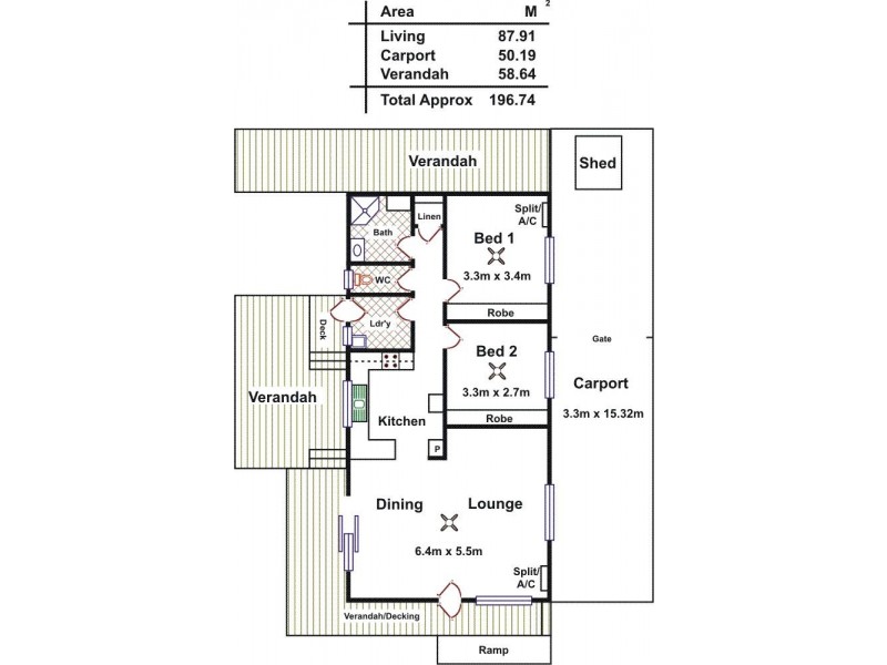 1/127 Andrews Road, Penfield SA 5121 Floorplan