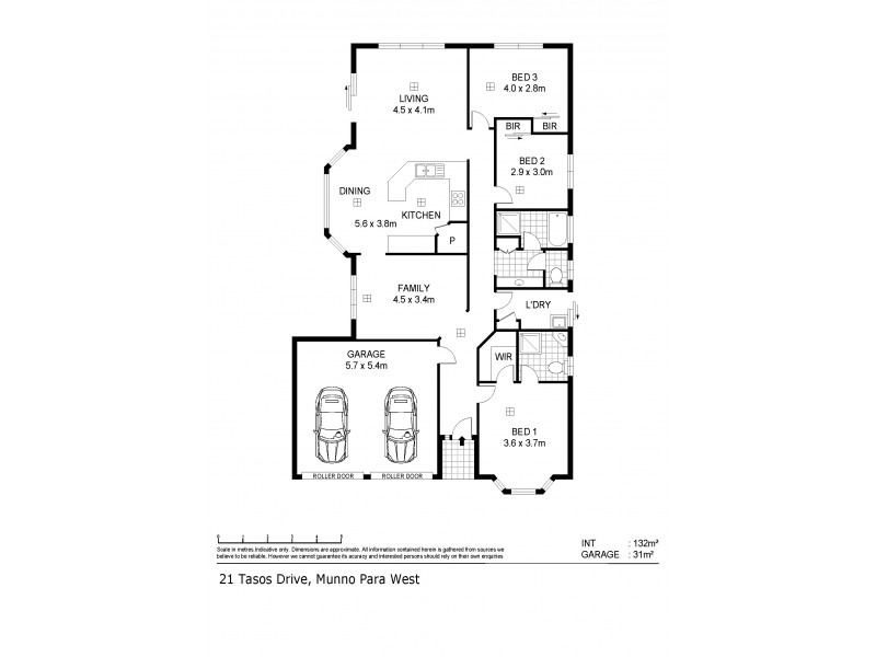 21 Tasos Drive, Munno Para West SA 5115 Floorplan