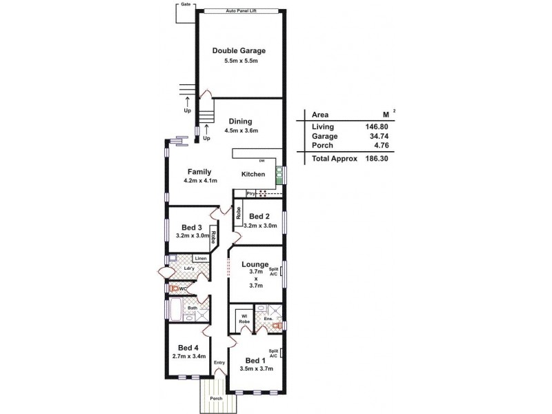 3 Berry Lane, Blakeview SA 5114 Floorplan