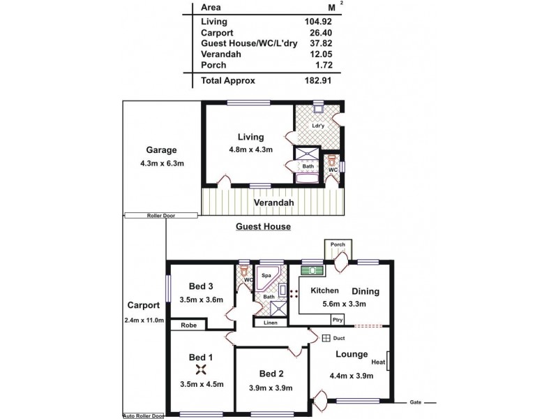 12 Ryde Street, Gawler West SA 5118 Floorplan
