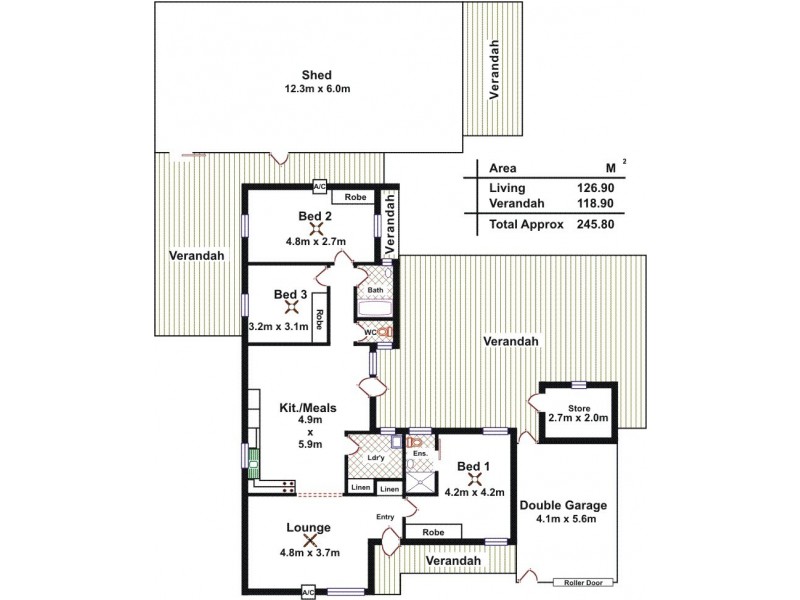 7 Nyenna Court, Munno Para SA 5115 Floorplan