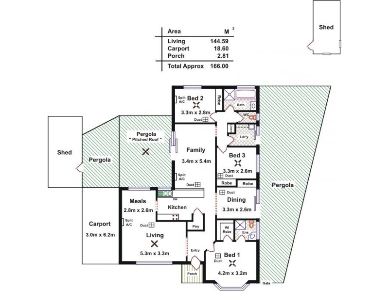2 Sweeney Court, Gawler East SA 5118 Floorplan
