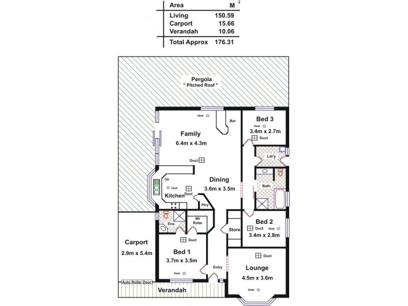 15 Brookside Close, Davoren Park SA 5113 Floorplan
