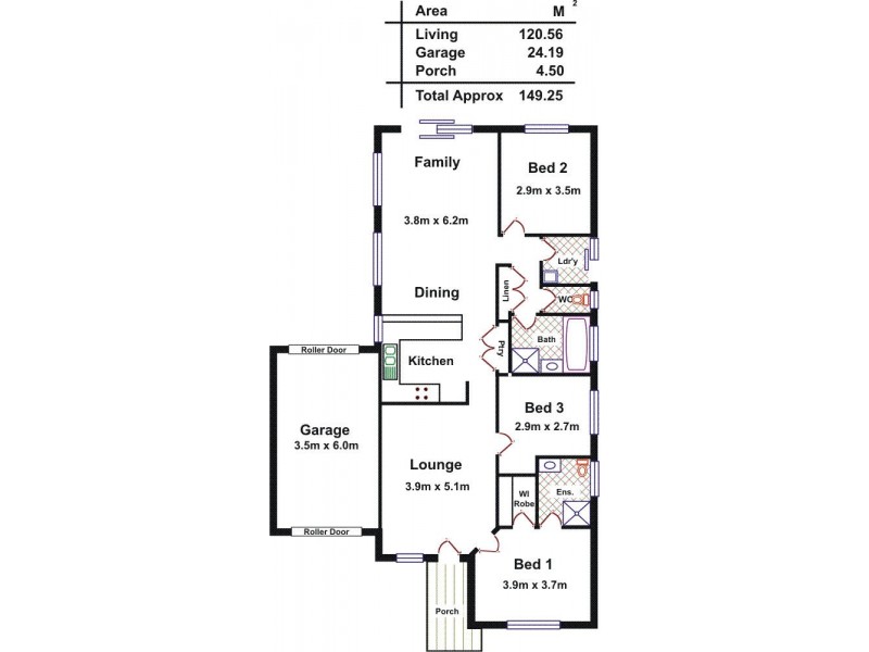 48 Gerald Boulevard, Davoren Park SA 5113 Floorplan