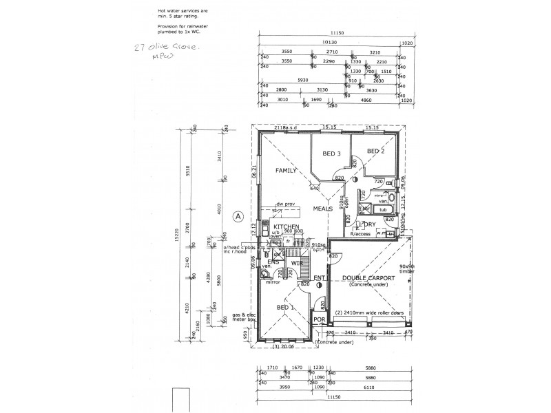 27 Olive Grove, Munno Para West SA 5115 Floorplan