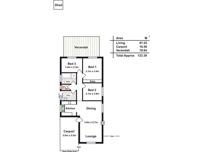 17 Balmoral Circuit, Blakeview SA 5114 Floorplan