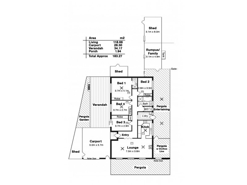 9 Almond Court, Salisbury SA 5108 Floorplan