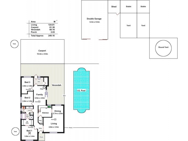 3 Lawrie Road, Lewiston SA 5501 Floorplan